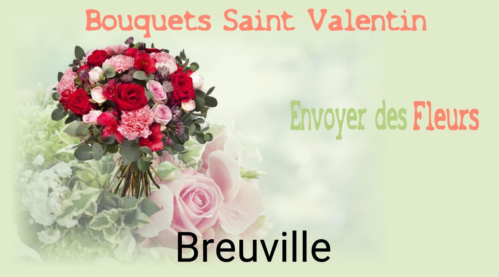 Roses de Saint-Valentin livrées à Breuville